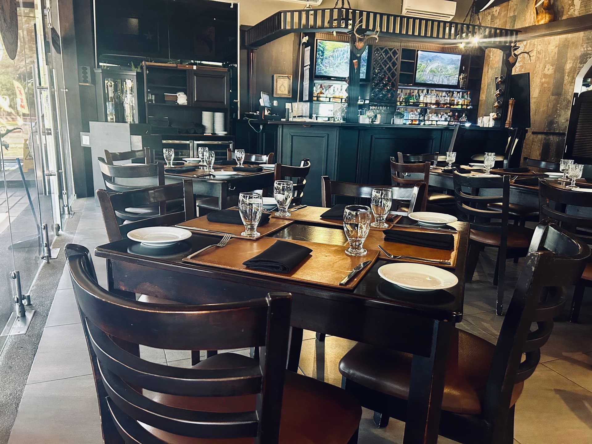 Hartley Ranch Steak House elegant dining room interior